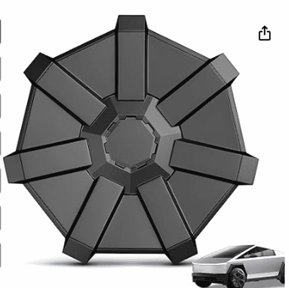 4PCS Wheel Hubcaps For Cybertruck | Open Box | (See Condition Notes ...