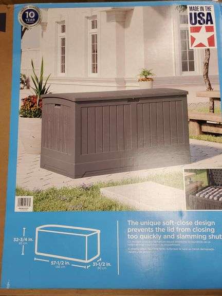 Suncast 200 Gallon Extra Large Deck Box | Open Box | (See Condition ...