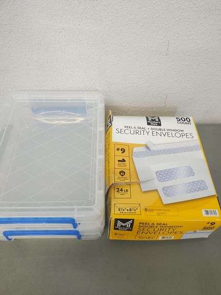 BUNDLE- Member's Mark PEEL & SEAL DOUBLE WINDOW SECURITY ENVELOPES ...