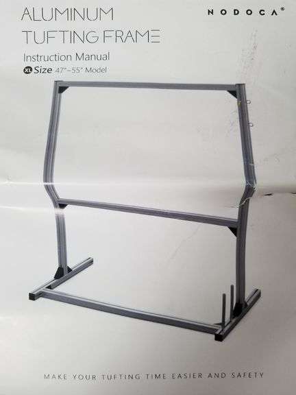 NODOCA Aluminum Rug Tufting Frame 47