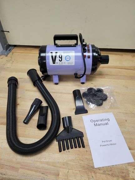 3200W Professional Dog Hair Dryer & Grooming Blaster - High-Velocity
