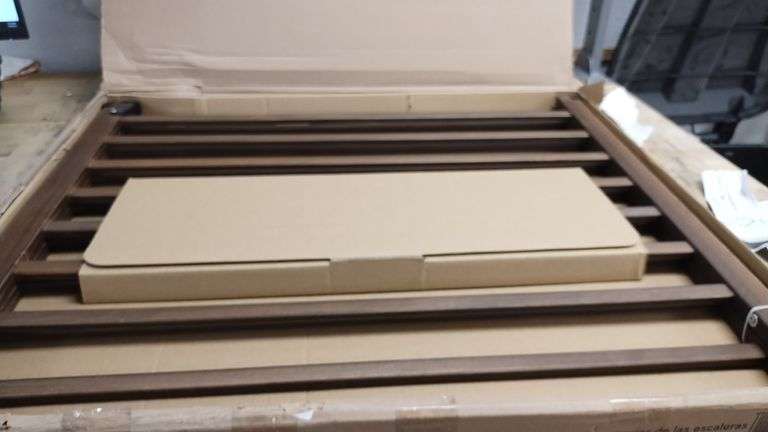 Evenflo Walk Thru Top of Stairs Gate, Wood | Open Box | (See Condition Notes)