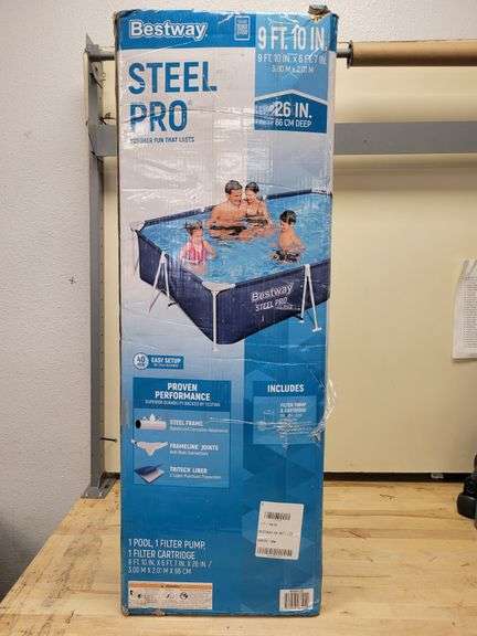 Bestway Steel Pro Pool Open Box Rio Grande Trade bestway-steel-pro-pool-open-box-rio-grande-trade