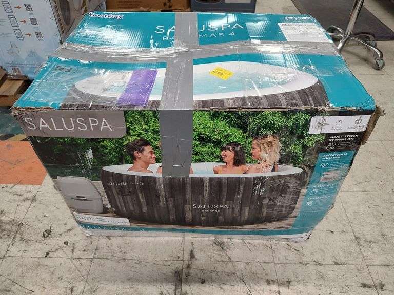BESTWAY Saluspa Bahamas 4 Inflatable Spa | Open Box | (See Condition ...