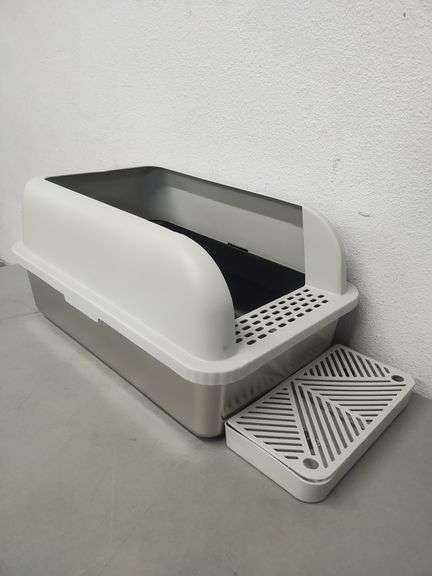 Suzzipaws Stainless Steel Cat Litter Box | Open Box - Rio Grande Trade