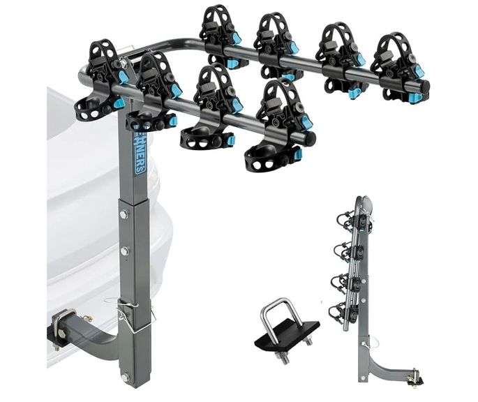 GOEHNERS Heavy Duty Dual Locking Hitch Bike Rack For Car, SUV, Truck ...