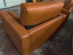Upholstered Faux Leather Single Couch Set | Open Box