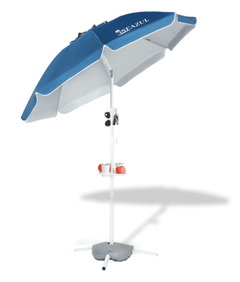 6.5' Sun Shade Umbrella- Navy Blue | Open Box | (See Condition Notes)