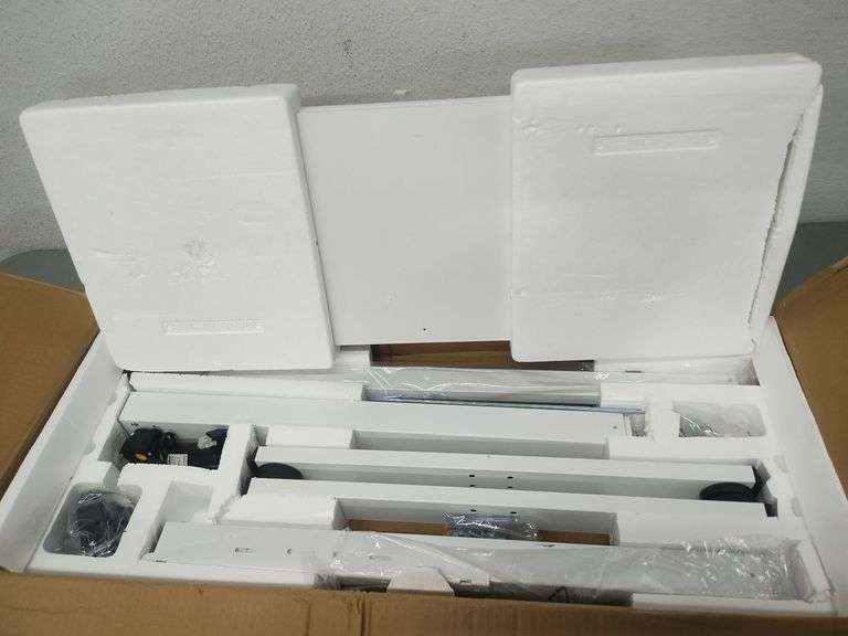 Ergomaker ELECTRIC SIT-STAND DESK, 90.5" X 36" X 16" | Open Box | (See Condition Notes)