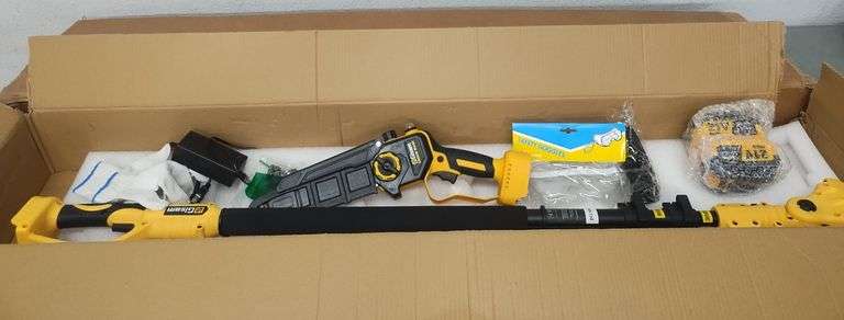 Gisam Cordless Pole Saw & Mini Chainsaw | Open Box | (See Condition Notes)