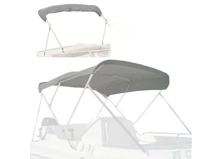 Sun Shade Boat Canopy , 6'Lx 67"-72"W | Open Box