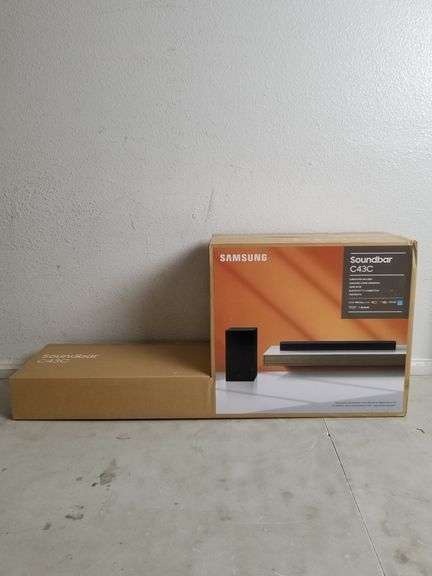 SAMSUNG Soundbar C43C W/Subwoofer | Open Box | (See Condition Notes)