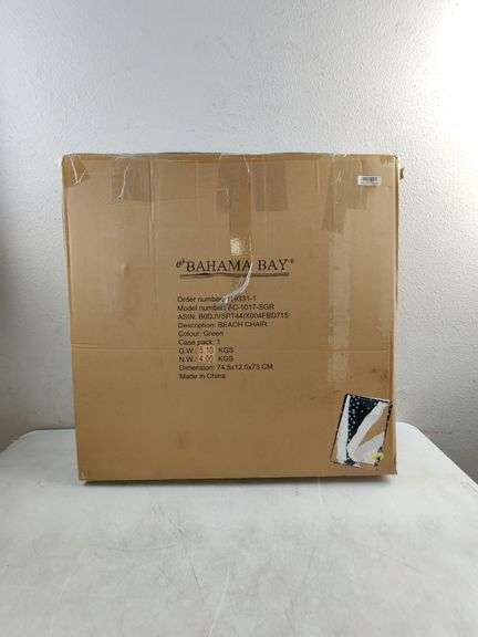 Old Bahama Bay Reclining Chair Backpack Flat lounge Chair For Adults | Open Box | (See Condition Notes)