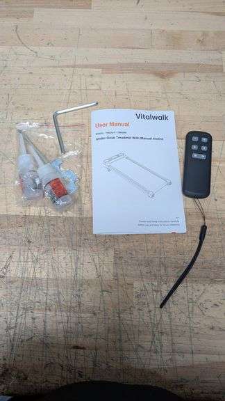 Vitalwalk Under Desk Treadmill | Open Box | (See Condition Notes)