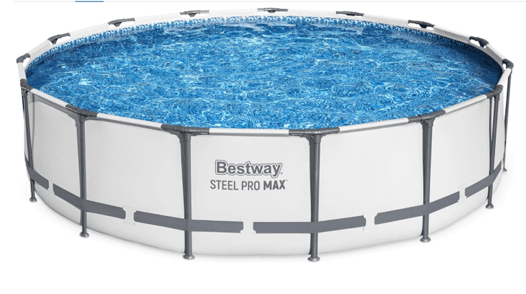 BESTWAY Steel Pro Max 15Ft Above Ground Metal Frame Pool | Open Box | (See Condition Notes)