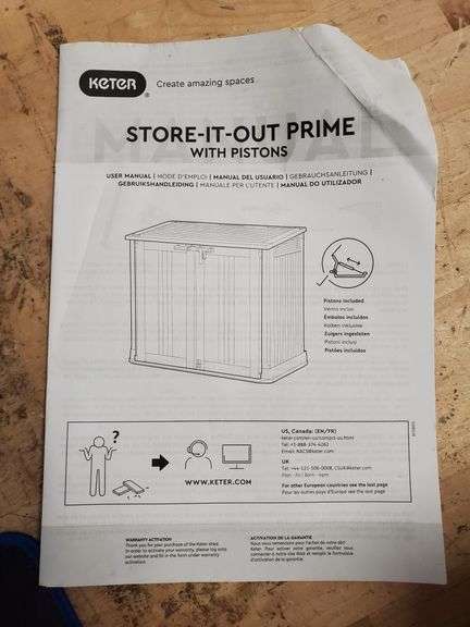 Keter Store-It-Out Prime | Open Box