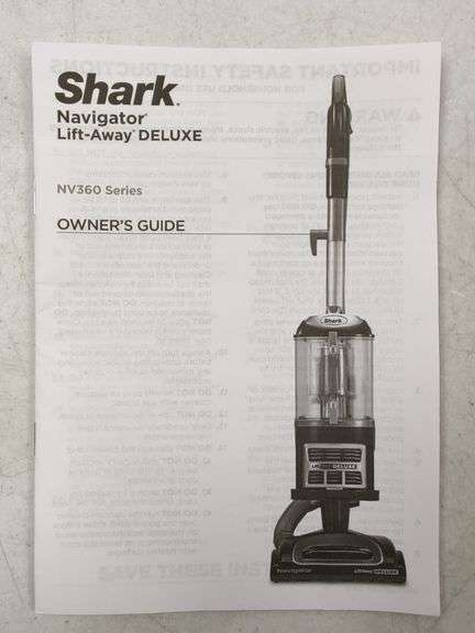 Shark Navigator Lift Away DLX Vacuum | Open Box | (See Condition Notes)