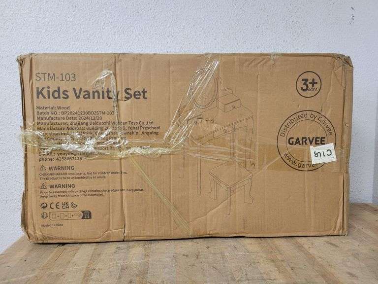 GARVEE Kids Vanity Set Pastel Pink | Open Box | (See Condition Notes)