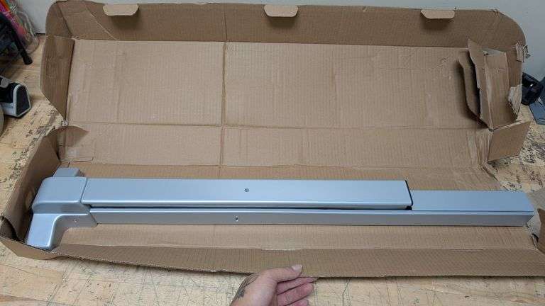 Dynasty Hardware Push Bar Panic Exit Device for Emergency Exit Door | Open Box
