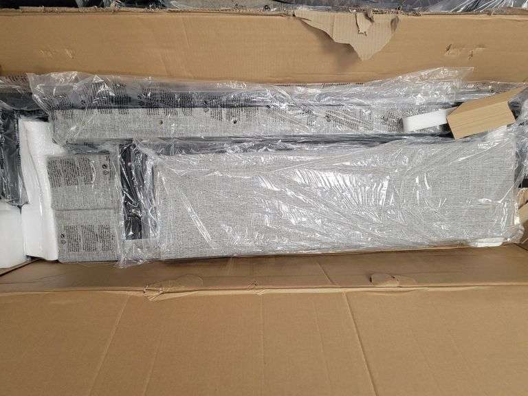 Platform Bed  84"Dx60.6"Wx12"H (64"H Headboard) | Open Box