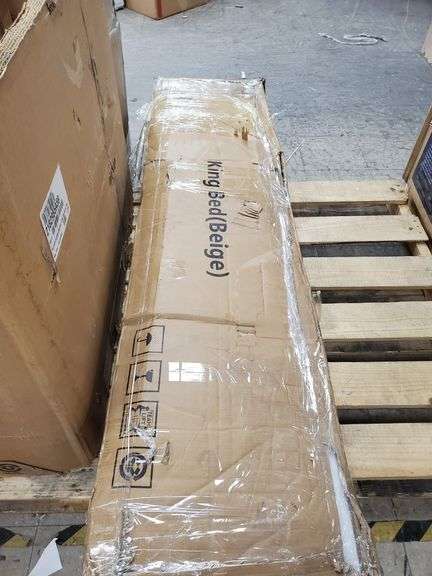 Beige King Bed | Open Box