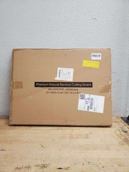 Premium Natural Bamboo Cutting Board | Open Box