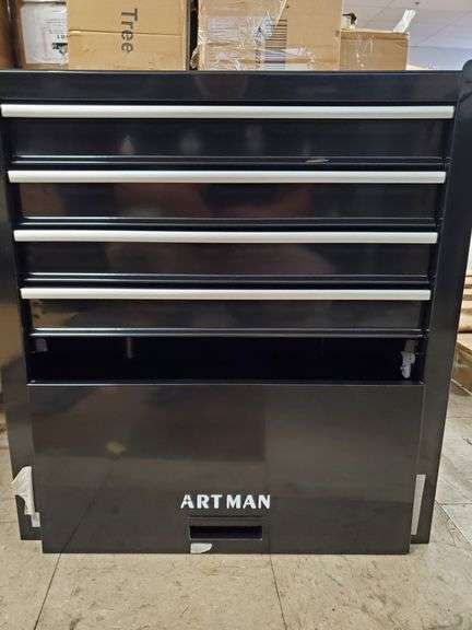 Artman Metal Storage Cart | Open Box | (See Condition Notes)
