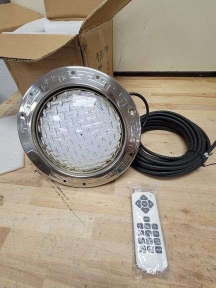 LED Color Pool Light Bulb w/Remote Control | Open Box