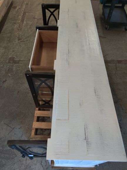 Wooden Sideboard, 90" W x 37" H x 19" D | Open Box