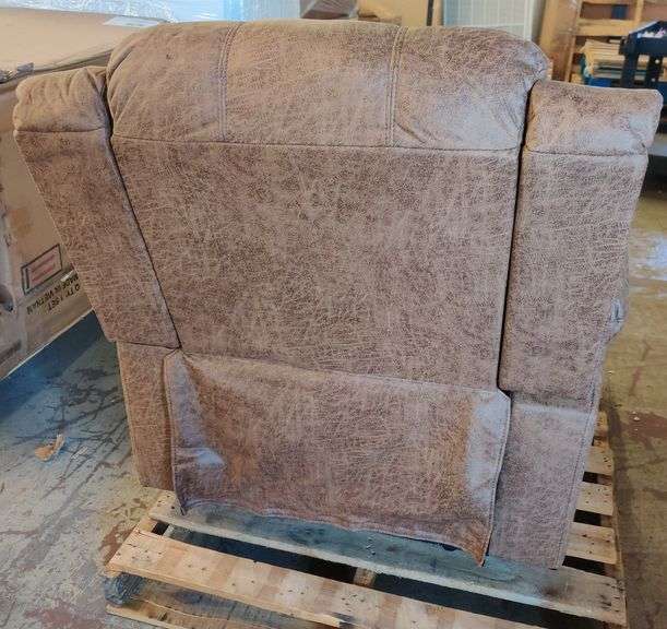 80" Wide Faux Leather Manual Reclining Sofa | Open Box