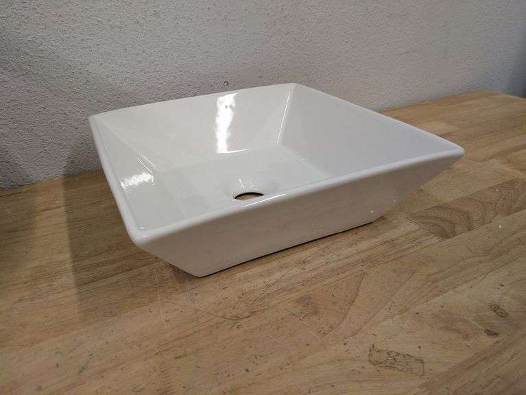 14" White Stone Veneer Top for FUFU&GAGA 30-in Single Sink Vanity | Open Box | (See Condition Notes)