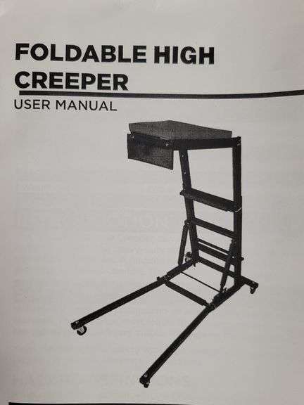 SPOFLYINN Foldable High Creeper 30.5"x54"x66" | Open Box