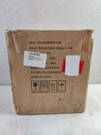 Tabletop Snow Cone Maker | Open Box | (See Condition Notes)