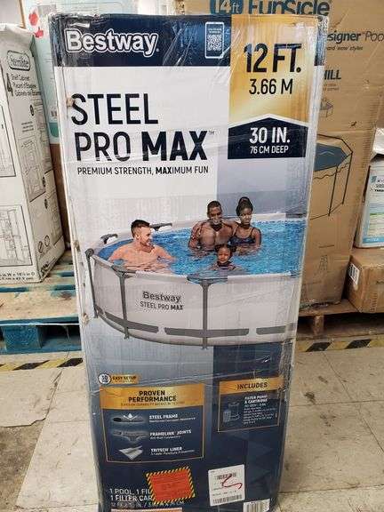 Bestway Steel Pro Max Above Ground Pool | Open Box