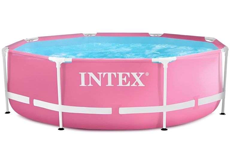 Intex Round Metal Frame Above Ground Pool, 8'x30" | Open Box