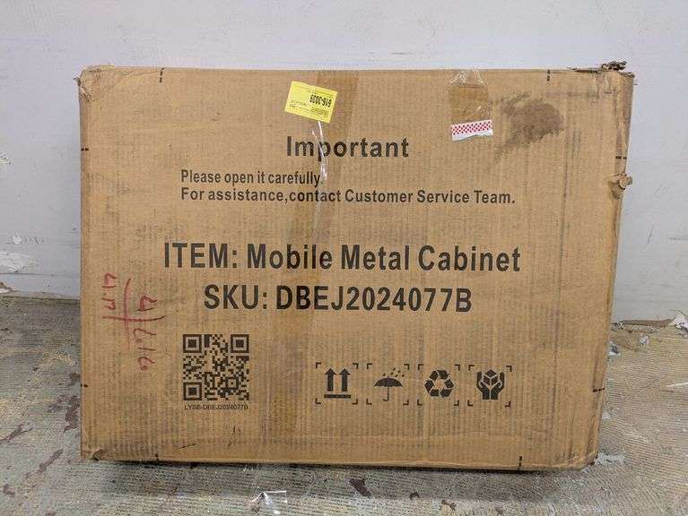 3 Drawer Mobile File Cabinet | Open Box