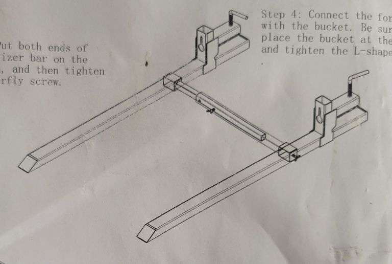 GARVEE Pallett Fork Approx 45"L | Open Box