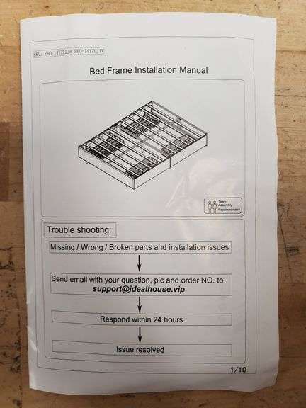 Queen Bed Frame | Open Box