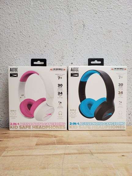 Altec Lansing 2-in-1 Active Noise Cancelling Headphones | Open Box