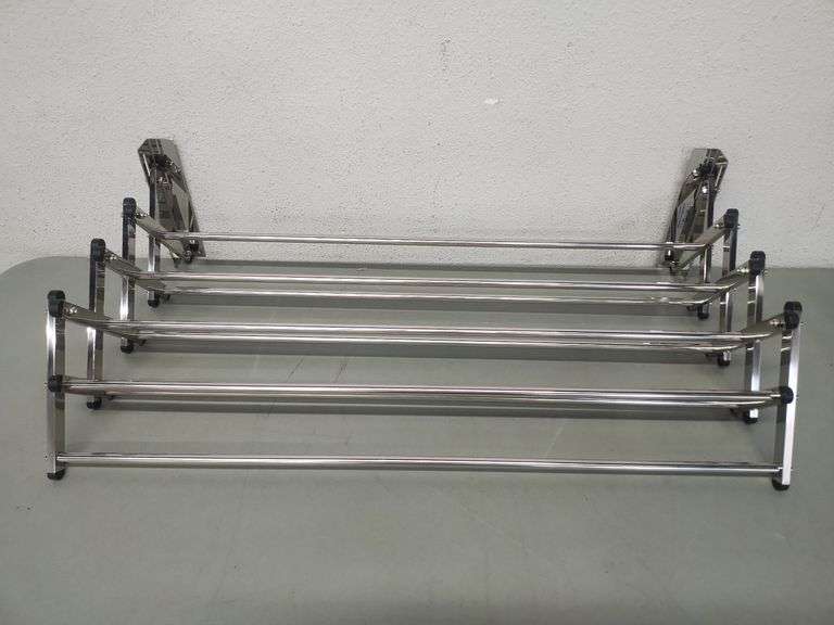 AeroW Expandable Stainless Steel Wall Mount Folding Rack | Open Box ...