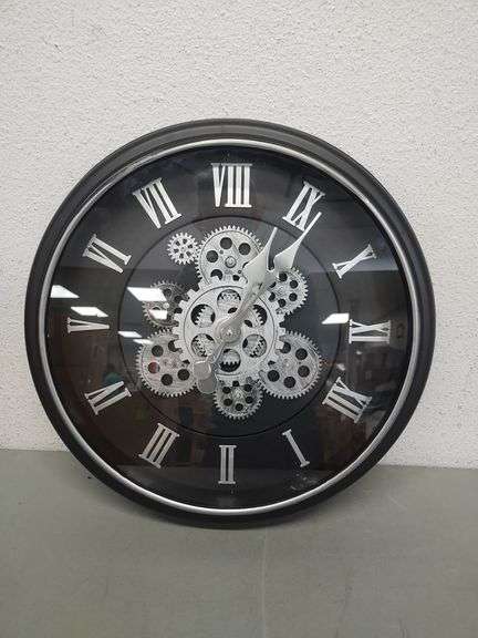 Mrocioa 18" Vintage Gear Clock | Open Box | (See Condition Notes)