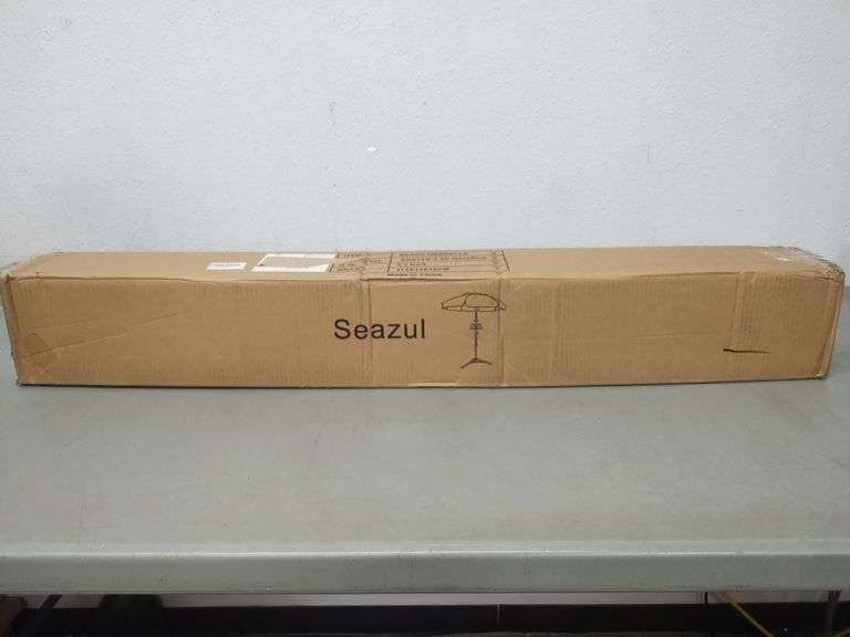 6.5' Sun Shade Umbrella- Navy Blue | Open Box | (See Condition Notes)