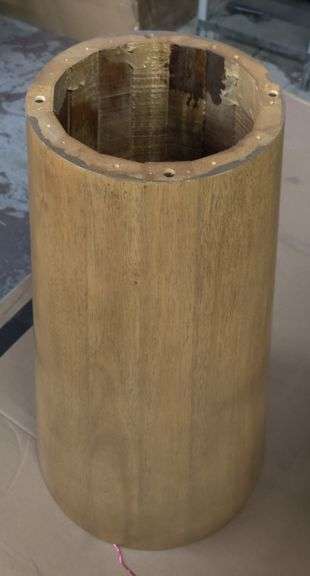 29" Tall Wooden Dining Table Base, Top Not Included | Open Box | (See Condition Notes)