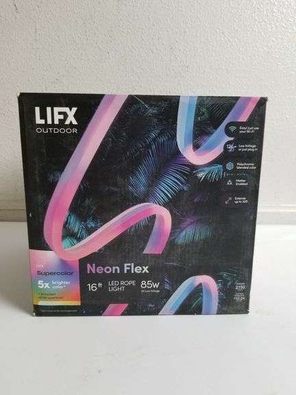 LIFX SuperColor Neon Flex 16ft LED Rope Light 85W | Open Box | (See Condition Notes)