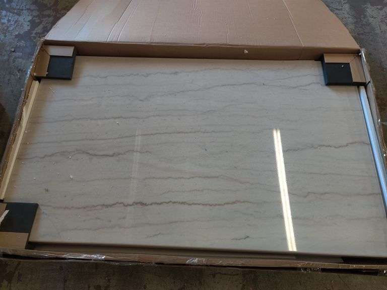 Marble Table Top, 42" W x 70" H x 3" T | Open Box