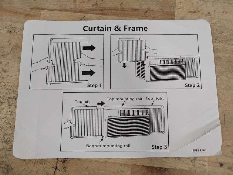FLAMORROW Window AC Side Panels w/Frame for 5000 BTU ACs | Open Box