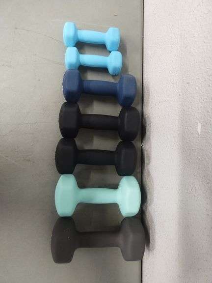 HolaHatha Dumbbell Weight Set (3-15Lbs) | Open Box | (See Condition Notes)