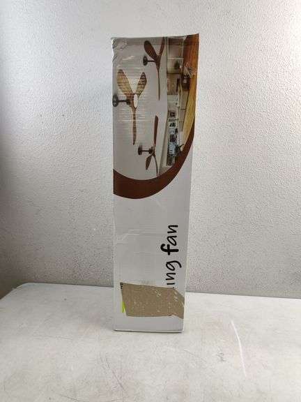 Ceiling Fan W/ Lights & Remote Control Wood | Open Box | (See Condition Notes)