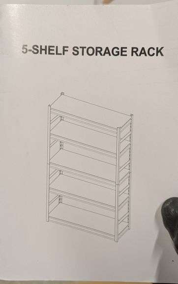 5-Shelf Steel Shelving | Open Box