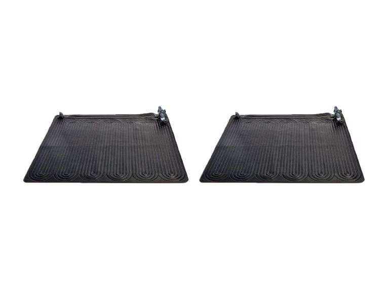 Intex Solar Pool Heater Mat For 8,000gal Pool, 47"x47", 2pk | Open Box
